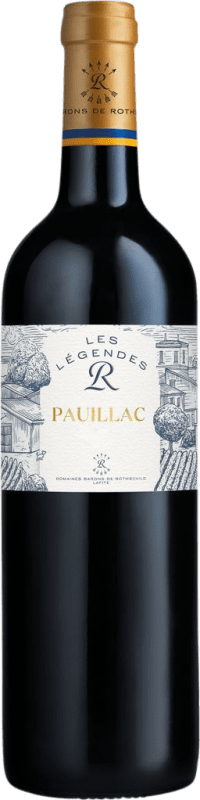 58,95 € Envio grátis | Vinho Tinto Château Lafite-Rothschild Les Légendes R A.O.C. Pauillac Bordeaux França 75 cl