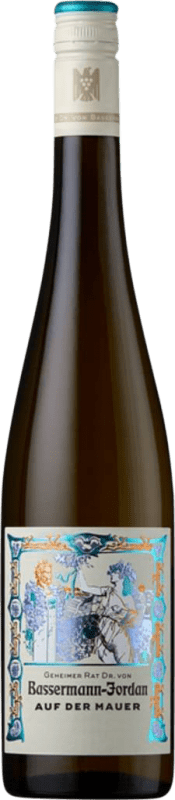 24,95 € Envio grátis | Vinho branco Dr. Von Basserman-Jordan Auf der Mauer Q.b.A. Pfälz Pfälz Alemanha Riesling Garrafa 75 cl