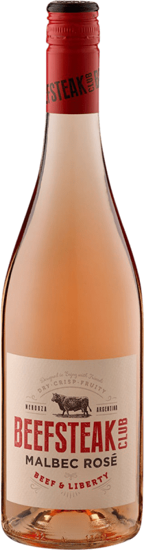 8,95 € 免费送货 | 玫瑰酒 Beefsteak Club Rosé 英国 Malbec 瓶子 75 cl