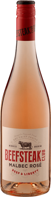 8,95 € Envoi gratuit | Vin Rosé Beefsteak Club Rosé Royaume-Uni Malbec 75 cl
