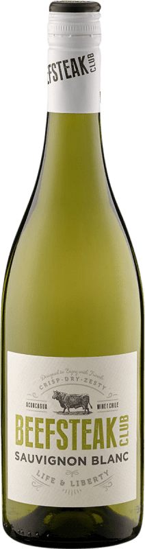 13,95 € Spedizione Gratuita | Vino Bianco Beefsteak Club Chile Sauvignon 75 cl