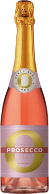 13,95 € Spedizione Gratuita | Spumante rosato Bella Aura Oro Spumante Rosé D.O.C. Prosecco Friuli-Venezia Giulia Italia Nebbiolo, Glera Bottiglia 75 cl