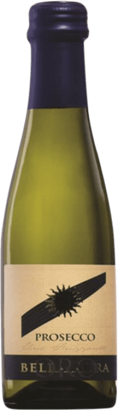 3,95 € 送料無料 | 白スパークリングワイン Bella Aura Oro Frizzante D.O.C. Prosecco Venecia イタリア Glera 小型ボトル 20 cl