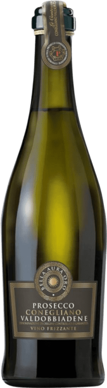 13,95 € Envoi gratuit | Vin Mousseux Blanc Bella Aura Oro Cartizze Frizzante — Pétillant, Supérieur D.O.C.G. Prosecco di Conegliano-Valdobbiadene Venecia Italie Glera Bouteille 75 cl