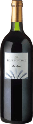 9,95 € 送料無料 | 赤ワイン Belle Fontaine I.G.P. Vin de Pays d'Oc ボルドー フランス Merlot ボトル 1 L