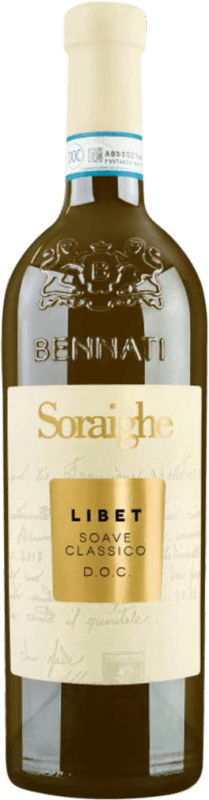 15,95 € 免费送货 | 白酒 Bennati Libet Soraighe D.O.C. Soave Venecia 意大利 瓶子 75 cl