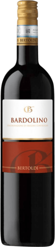 5,95 € 免费送货 | 红酒 Bertoldi D.O.C. Bardolino Venecia 意大利 Nebbiolo, Corvina, Molinara 瓶子 75 cl