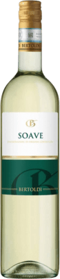 7,95 € 免费送货 | 白酒 Bertoldi D.O.C. Soave Venecia 意大利 Nebbiolo, Garganega 瓶子 75 cl