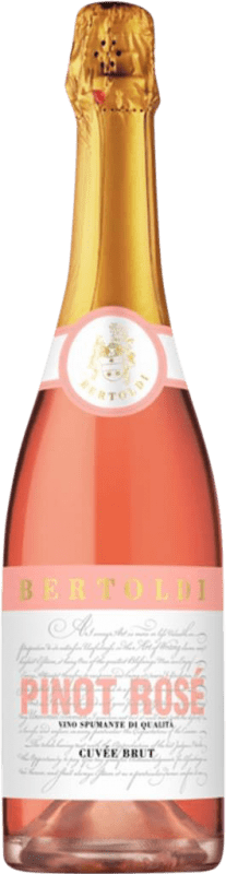 13,95 € 送料無料 | ロゼスパークリングワイン Bertoldi Pinot Rosé Spumante I.G.T. Venezia Venecia イタリア Nebbiolo, Pinot White ボトル 75 cl