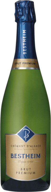 19,95 € Бесплатная доставка | Белое игристое Bestheim брют A.O.C. Crémant d'Alsace Эльзас Франция Pinot White бутылка 75 cl