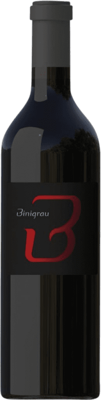 27,95 € Free Shipping | Red wine Binigrau B Negre I.G.P. Vi de la Terra de Mallorca Balearic Islands Spain Merlot, Mantonegro Bottle 75 cl