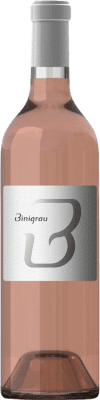 27,95 € 免费送货 | 玫瑰酒 Binigrau B Rosat I.G.P. Vi de la Terra de Mallorca 巴利阿里群岛 西班牙 Merlot, Syrah, Mantonegro 瓶子 75 cl