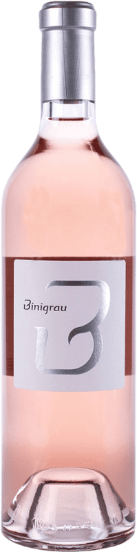 21,95 € Envio grátis | Vinho rosé Binigrau B Rosat I.G.P. Vi de la Terra de Mallorca Ilhas Baleares Espanha Merlot, Syrah, Mantonegro Garrafa 75 cl