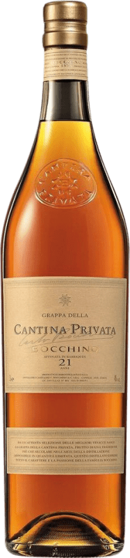 949,95 € Envio grátis | Aguardente Grappa Bocchino Cantina Privata Piemonte Itália Nebbiolo, Mascate 21 Anos Garrafa Especial 3 L