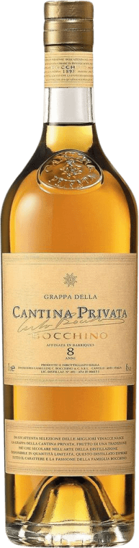 119,95 € Envio grátis | Grappa Bocchino Cantina Privata Piemonte Itália Nebbiolo, Moscato 8 Anos Garrafa 70 cl
