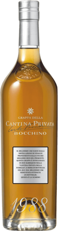 334,95 € Envio grátis | Aguardente Grappa Bocchino Cantina Privata Millesimata 1988 D.O.C. Piedmont Piemonte Itália Nebbiolo, Mascate Garrafa 70 cl