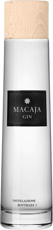 92,95 € Envio grátis | Genever Gin Bocchino Macaja Cask Finish — Afinado em Barrica Piemonte Itália Garrafa Medium 50 cl