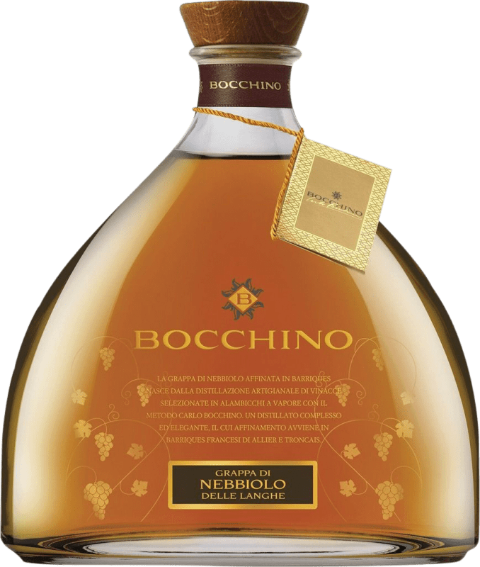 77,95 € Free Shipping | Grappa Bocchino Barrel Piemonte Italy Nebbiolo 70 cl