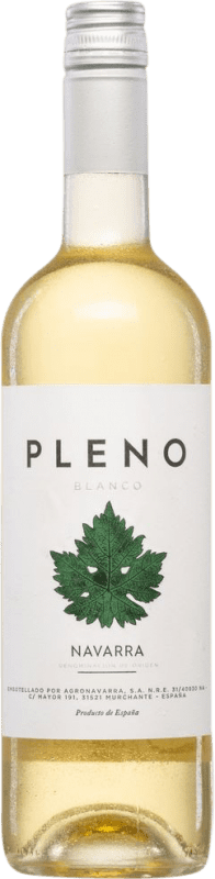 7,95 € 免费送货 | 白酒 Agronavarra Pleno Blanco D.O. Navarra 纳瓦拉 西班牙 Nebbiolo, Chardonnay 瓶子 75 cl