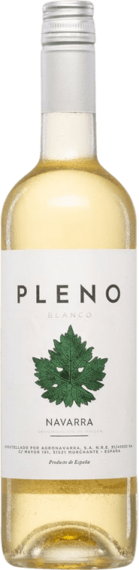 9,95 € Envío gratis | Vino Blanco Agronavarra Pleno D.O. Navarra Navarra España Nebbiolo, Chardonnay Botella 75 cl