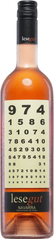 12,95 € Envoi gratuit | Vin Rosé Agronavarra Lesegut D.O. Navarra Navarre Espagne Cabernet Sauvignon Bouteille 75 cl