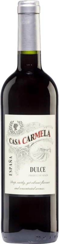 12,95 € 免费送货 | 红酒 Castaño Casa Carmela Tinto 甜美 D.O. Yecla 穆尔西亚地区 西班牙 Monastrell 瓶子 75 cl