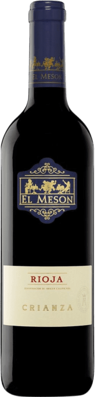 12,95 € Kostenloser Versand | Rotwein El Mesón Crianza — Kurze Fassreifung D.O. Cigales Kastilien und León Spanien Tempranillo Flasche 75 cl