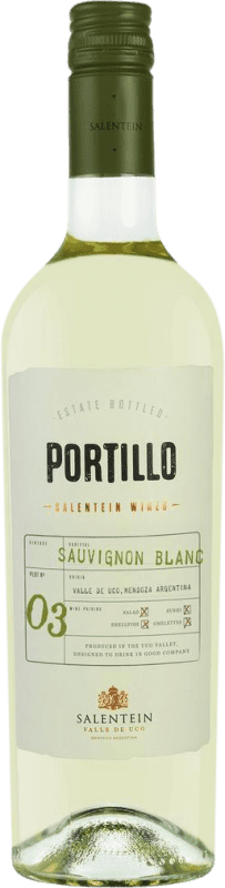 13,95 € Бесплатная доставка | Белое вино El Portillo I.G. Valle de Uco Мендоса Аргентина Sauvignon — Совиньон Бутылка 75 cl