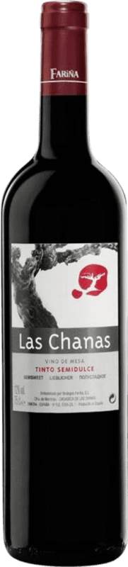 7,95 € Kostenloser Versand | Rotwein Fariña Las Chanas Halbtrocken Halbsüß I.G.P. Vino de la Tierra de Castilla y León Kastilien und León Spanien Tempranillo, Grenache, Malvasía Flasche 75 cl