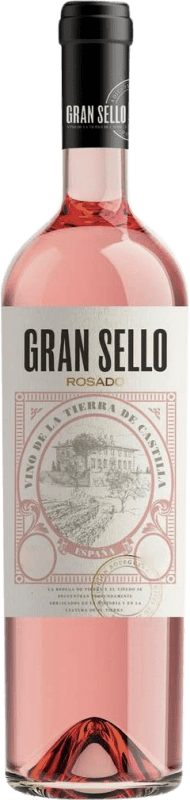 10,95 € Envío gratis | Vino Rosado Gran Sello D.O. La Mancha Castilla la Mancha España Tempranillo Botella 75 cl