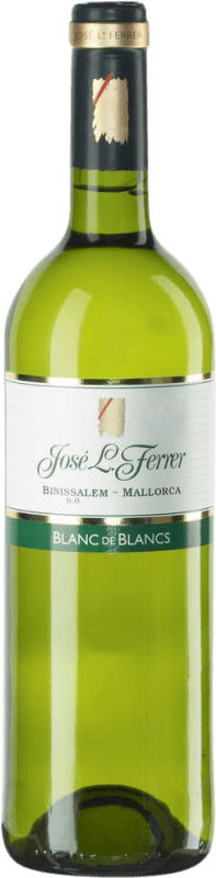 19,95 € Бесплатная доставка | Белое вино José Luis Ferrer Blanc de Blancs I.G.P. Vi de la Terra de Mallorca Балеарские острова Испания бутылка 75 cl