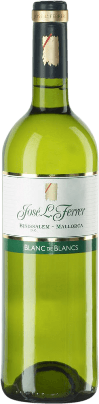 13,95 € Envío gratis | Vino blanco José Luis Ferrer Blanc de Blancs I.G.P. Vi de la Terra de Mallorca Islas Baleares España Botella 75 cl
