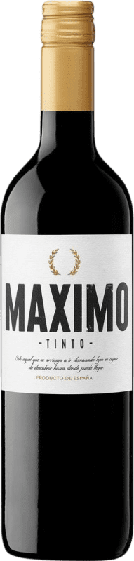 8,95 € 送料無料 | 赤ワイン Máximo Tinto D.O. La Mancha カスティーリャ・ラ・マンチャ スペイン Tempranillo ボトル 75 cl