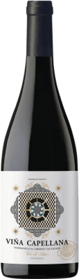 10,95 € Kostenloser Versand | Rotwein Nodus Viña Capellana Tinto de Autor Barrica D.O. Utiel-Requena Valencianische Gemeinschaft Spanien Cabernet Sauvignon, Nebbiolo Flasche 75 cl