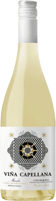 8,95 € 送料無料 | 白ワイン Nodus Viña Capellana Blanco D.O. Utiel-Requena バレンシアのコミュニティ スペイン Macabeo ボトル 75 cl