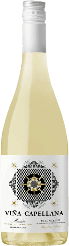 10,95 € Free Shipping | White Wine Nodus Viña Capellana D.O. Utiel-Requena Valencian Community Spain Macabeo Bottle 75 cl