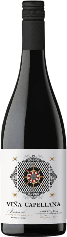 9,95 € Free Shipping | Red Wine Nodus Viña Capellana D.O. Utiel-Requena Valencian Community Spain Tempranillo Bottle 75 cl