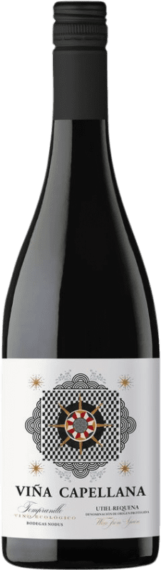 8,95 € Envío gratis | Vino tinto Nodus Viña Capellana Tinto D.O. Utiel-Requena Comunidad Valenciana España Tempranillo Botella 75 cl