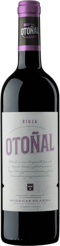 9,95 € Spedizione Gratuita | Vino Rosso Olarra Otoñal D.O.Ca. Rioja La Rioja Spagna Tempranillo, Garnacha — Grenache, Mazuelo 75 cl
