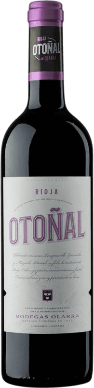 6,95 € Spedizione Gratuita | Vino rosso Olarra Otoñal Tinto D.O.Ca. Rioja La Rioja Spagna Tempranillo, Grenache, Mazuelo Bottiglia 75 cl