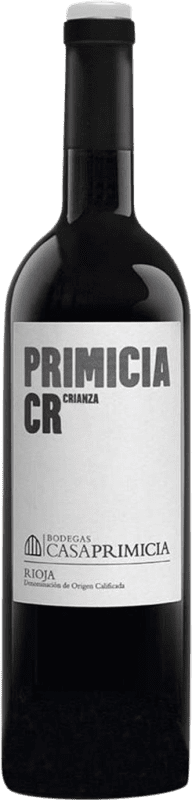 9,95 € Бесплатная доставка | Красное вино Casa Primicia Tinto Молодой D.O.Ca. Rioja Ла-Риоха Испания бутылка 75 cl