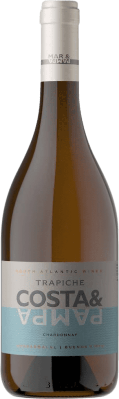 17,95 € Бесплатная доставка | Белое вино Trapiche Costa & Pampa шампанское Аргентина Chardonnay бутылка 75 cl