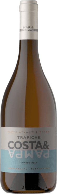 18,95 € Kostenloser Versand | Weißwein Trapiche Costa & Pampa Champagner Argentinien Chardonnay 75 cl
