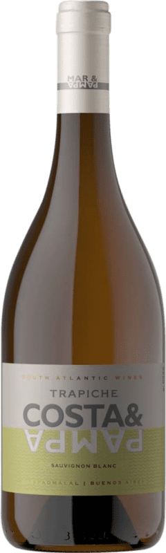 18,95 € Envio grátis | Vinho Branco Trapiche Costa & Pampa Champagne Argentina Sauvignon Garrafa 75 cl