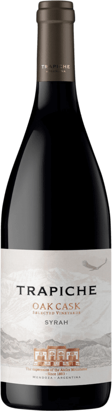 10,95 € Free Shipping | Red wine Trapiche Oak Cask I.G. Mendoza Mendoza Argentina Syrah Bottle 75 cl