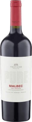14,95 € Бесплатная доставка | Красное вино Trapiche Pure — Чистый I.G. Mendoza Мендоса Аргентина Malbec — Мальбек 75 cl