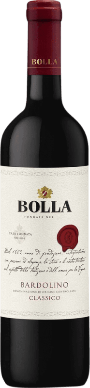 12,95 € 免费送货 | 红葡萄酒 Bolla 经典 D.O.C. Bardolino Venecia 意大利 Nebbiolo — 内比奥罗, Corvina — 科维纳, Molinara — 莫利纳拉 75 cl