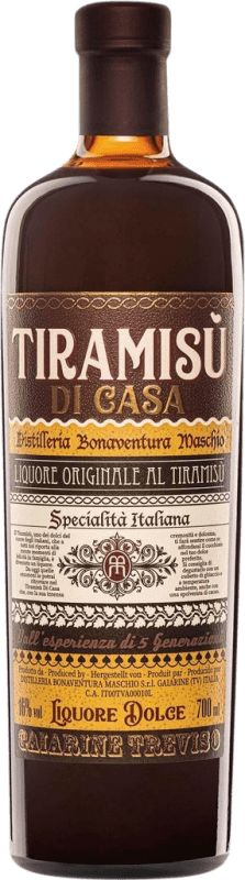 24,95 € Envio grátis | Licores Bonaventura Maschio Venecia Itália 70 cl Tiramisu