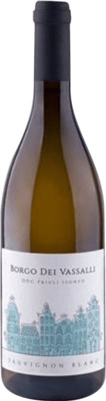 11,95 € Envío gratis | Vino Blanco Borgo dei Vassalli D.O.C. Friuli Isonzo Friuli-Venezia Giulia Italia Sauvignon 75 cl