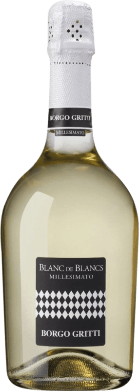 15,95 € Spedizione Gratuita | Spumante bianco Borgo Molino Millesimato Blanc de Blancs Extra Dry Extra Secco I.G.T. Venezia Venecia Italia Glera Bottiglia 75 cl